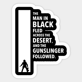 The Dark Tower - Desert white Sticker